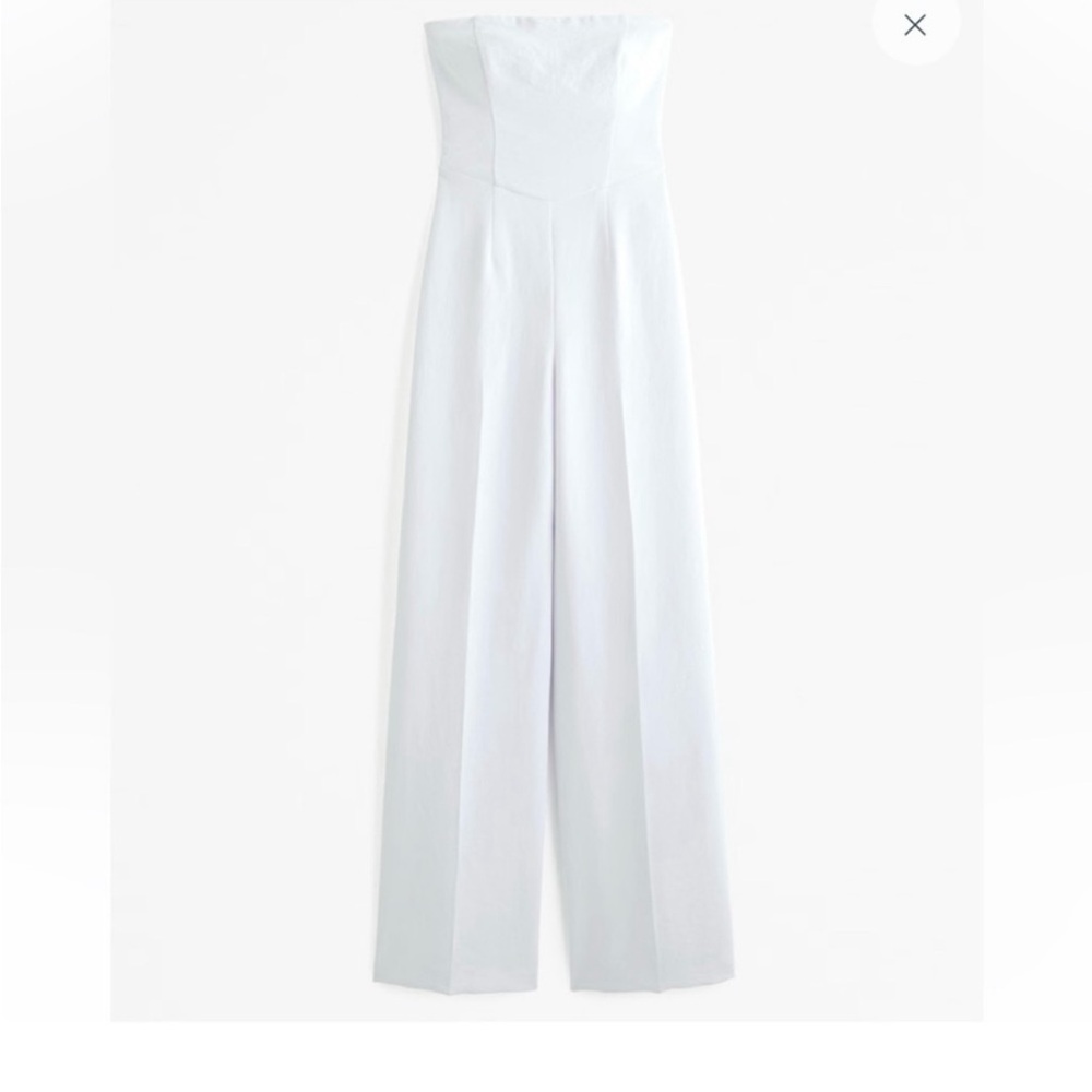 Abercrombie & Fitch White Chic Jumpsuit